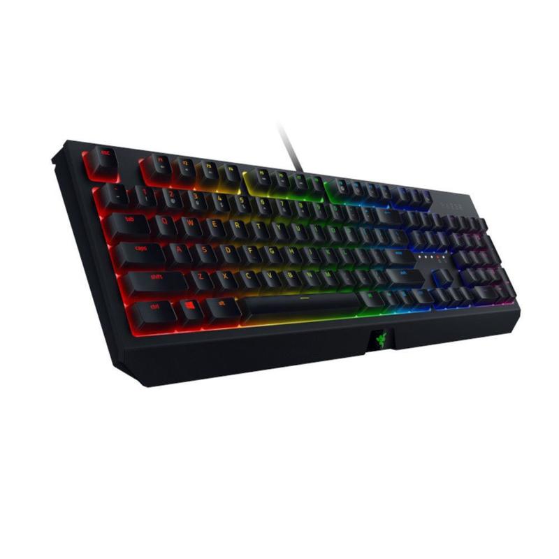 Teclado Gamer Razer Blackwidow RGB Mecânico US Switch Green RZ03